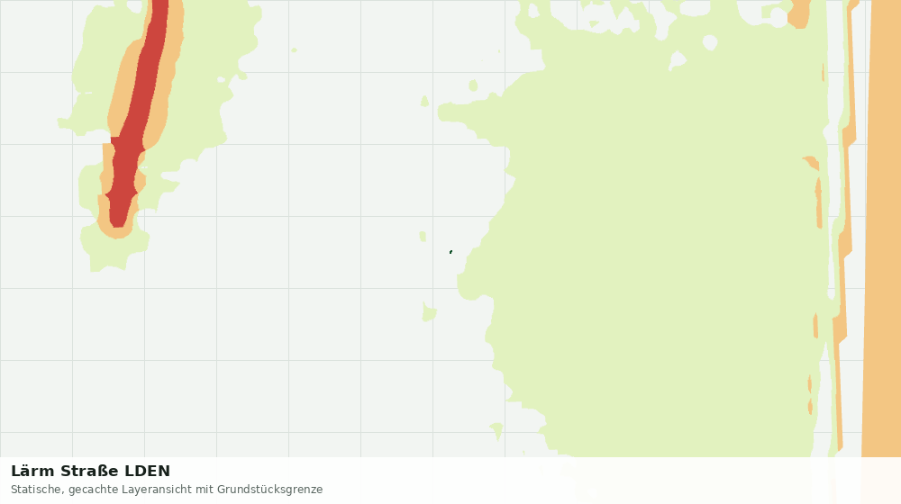Statische Kartenansicht: Lärm Straße LDEN