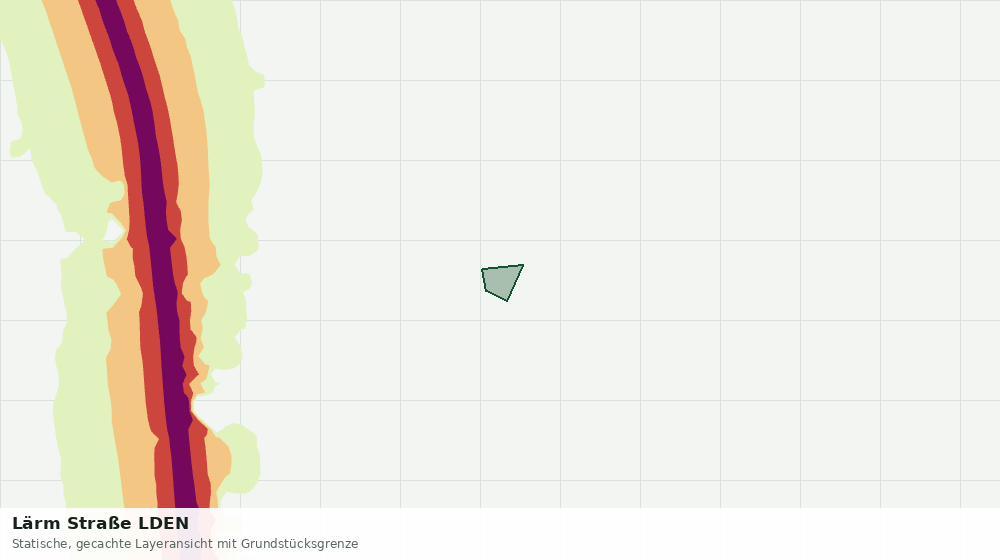 Statische Kartenansicht: Lärm Straße LDEN