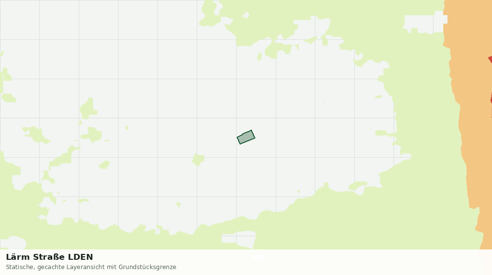 Statische Kartenansicht: Lärm Straße LDEN