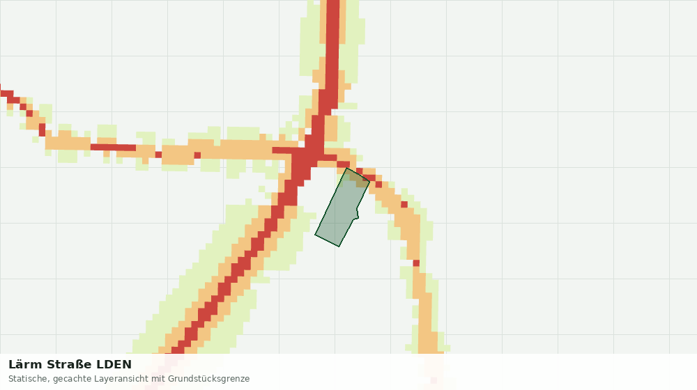 Statische Kartenansicht: Lärm Straße LDEN