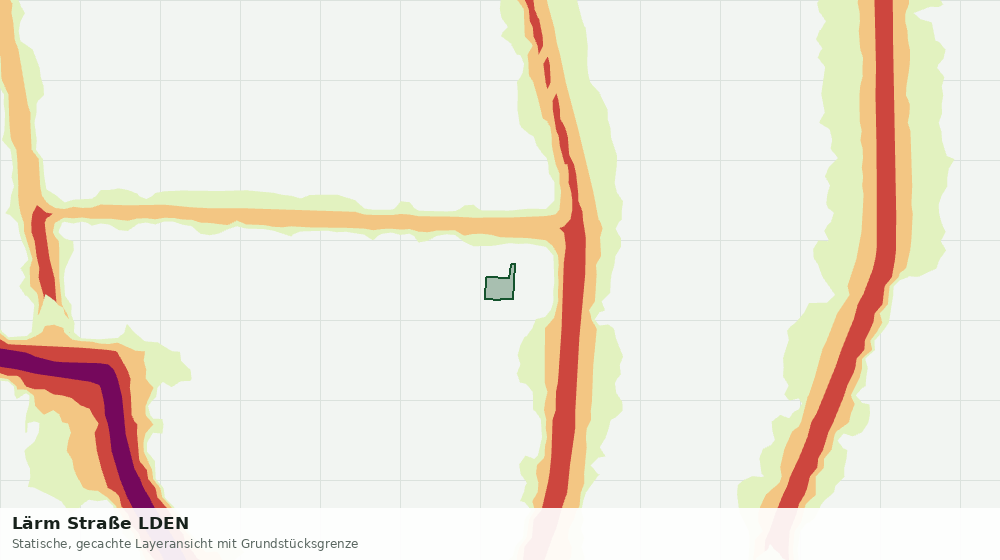 Statische Kartenansicht: Lärm Straße LDEN
