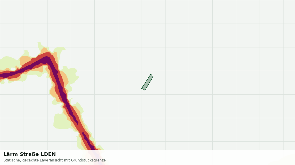 Statische Kartenansicht: Lärm Straße LDEN