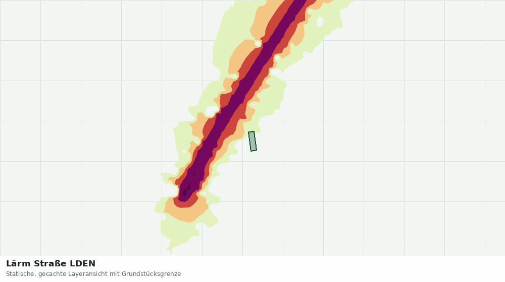Statische Kartenansicht: Lärm Straße LDEN