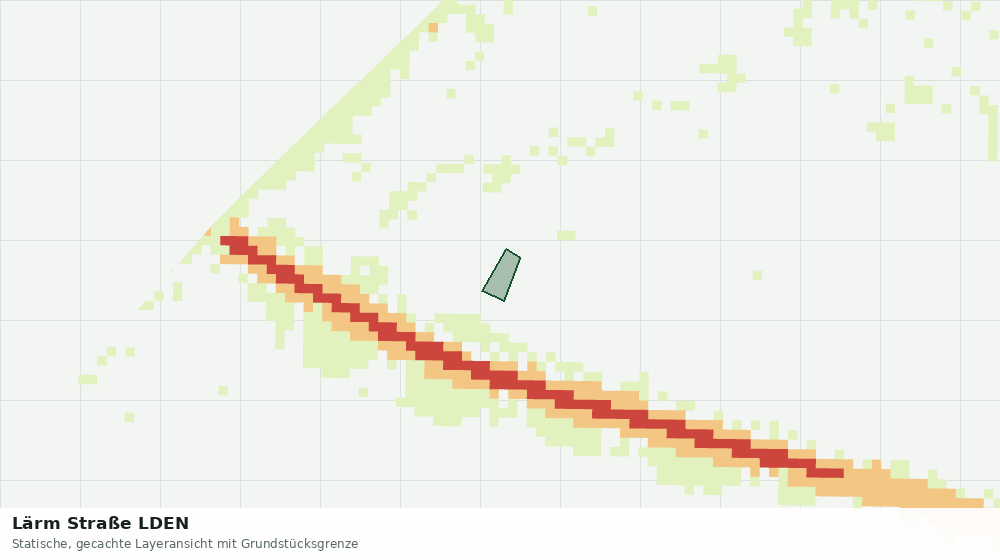 Statische Kartenansicht: Lärm Straße LDEN