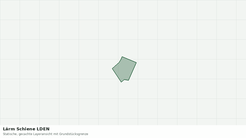 Statische Kartenansicht: Lärm Schiene LDEN