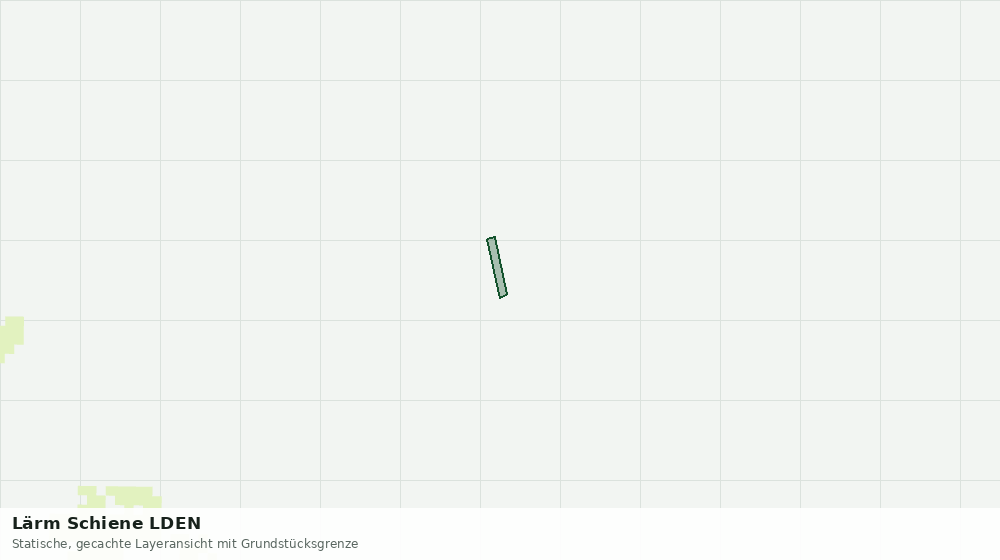 Statische Kartenansicht: Lärm Schiene LDEN
