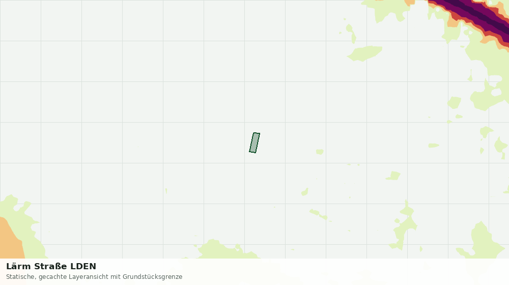Statische Kartenansicht: Lärm Straße LDEN