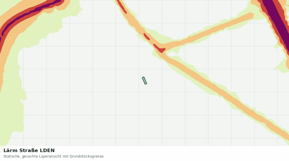 Statische Kartenansicht: Lärm Straße LDEN