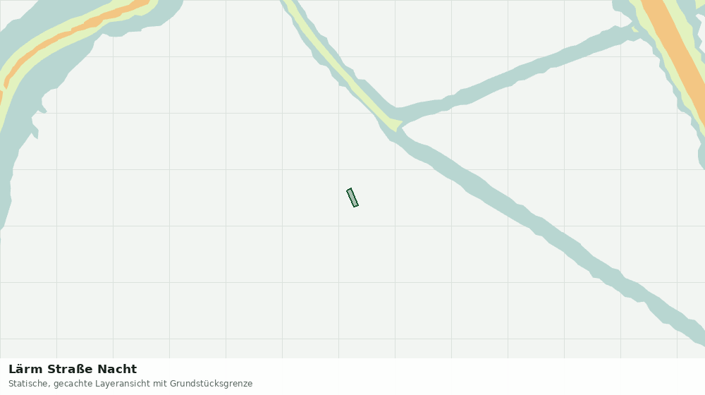 Statische Kartenansicht: Lärm Straße Nacht