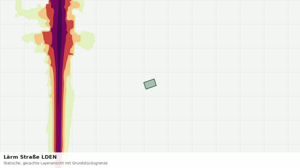 Statische Kartenansicht: Lärm Straße LDEN