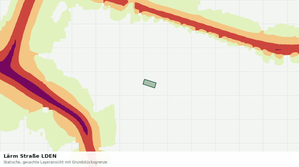 Statische Kartenansicht: Lärm Straße LDEN