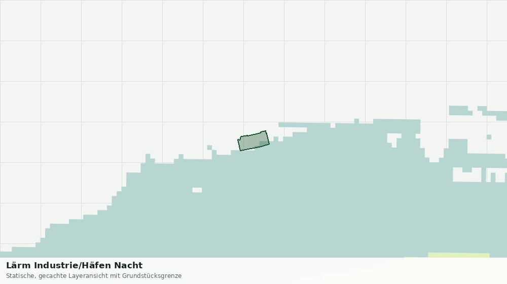 Statische Kartenansicht: Lärm Industrie/Häfen Nacht