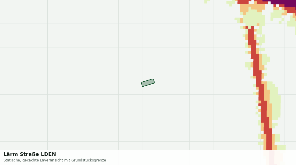 Statische Kartenansicht: Lärm Straße LDEN