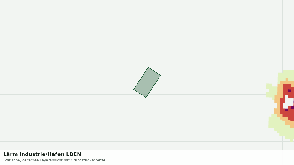 Statische Kartenansicht: Lärm Industrie/Häfen LDEN