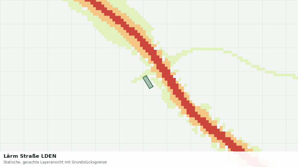 Statische Kartenansicht: Lärm Straße LDEN