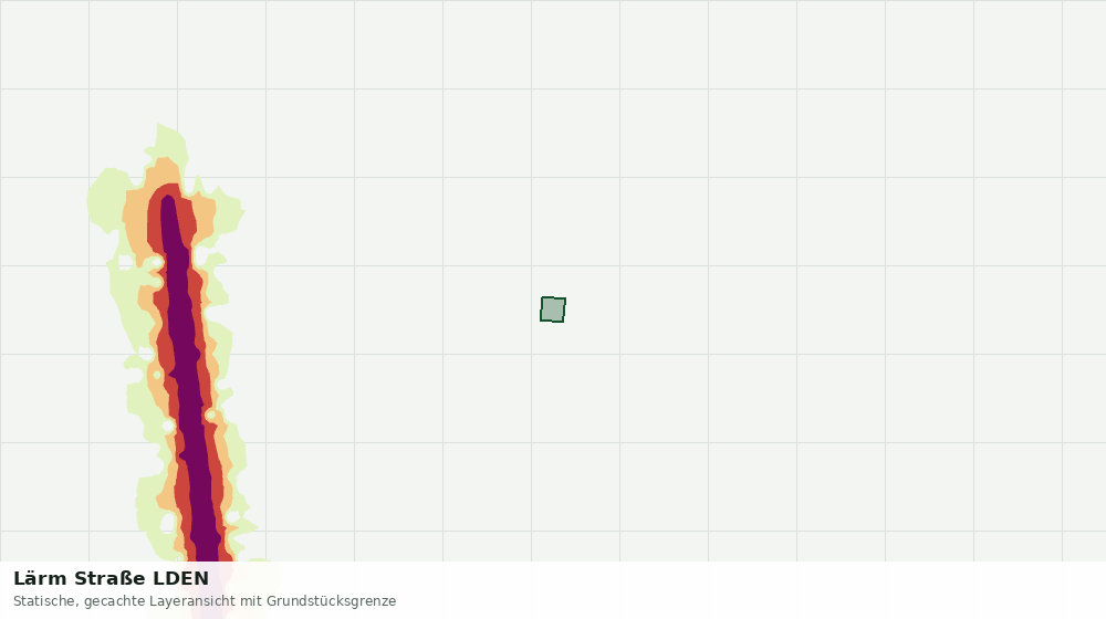 Statische Kartenansicht: Lärm Straße LDEN