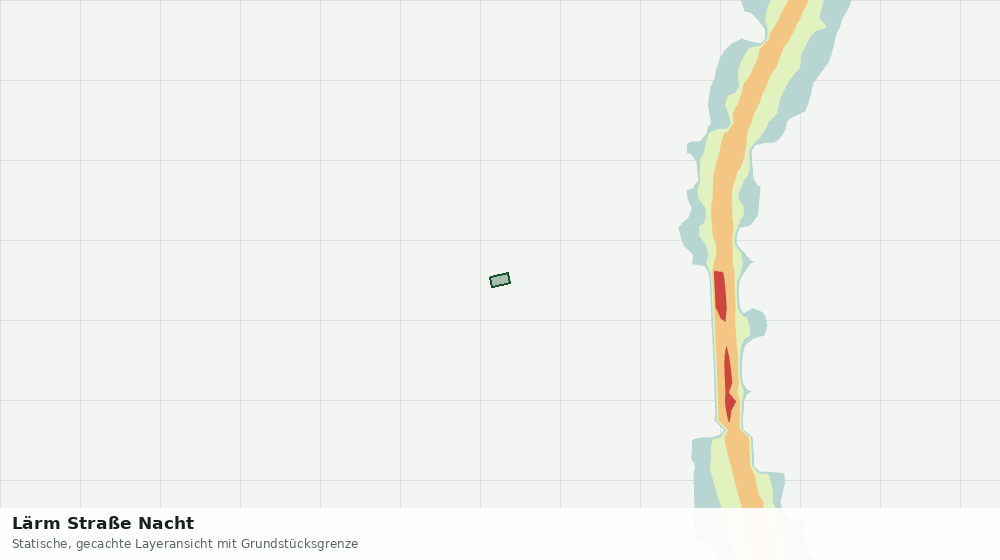 Statische Kartenansicht: Lärm Straße Nacht