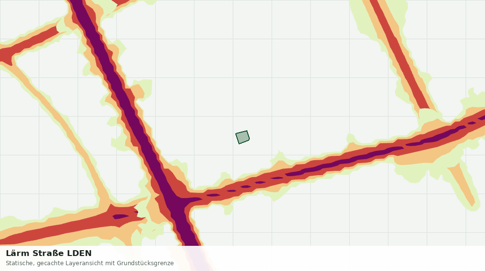 Statische Kartenansicht: Lärm Straße LDEN