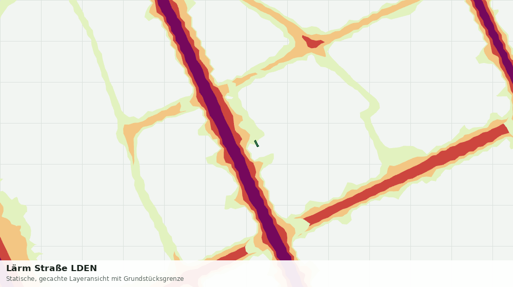 Statische Kartenansicht: Lärm Straße LDEN