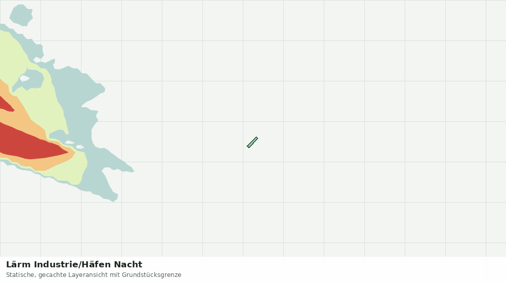 Statische Kartenansicht: Lärm Industrie/Häfen Nacht