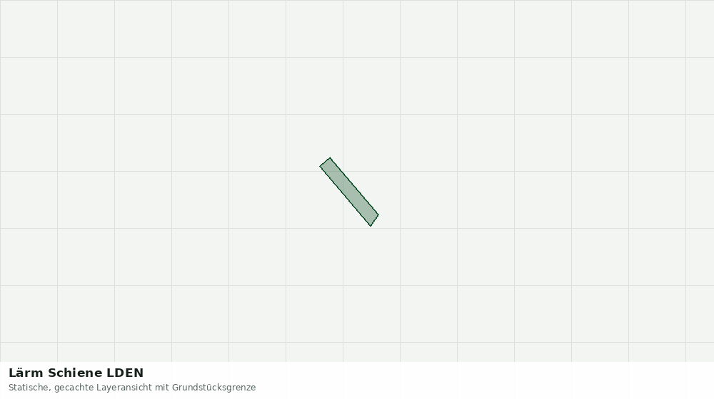 Statische Kartenansicht: Lärm Schiene LDEN