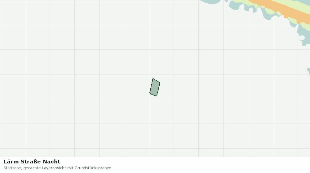 Statische Kartenansicht: Lärm Straße Nacht