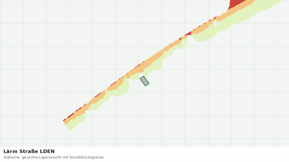 Statische Kartenansicht: Lärm Straße LDEN