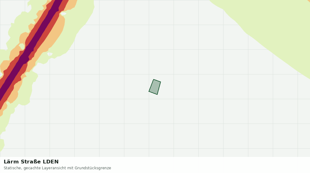 Statische Kartenansicht: Lärm Straße LDEN