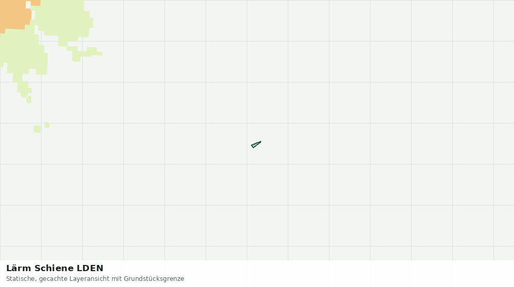 Statische Kartenansicht: Lärm Schiene LDEN