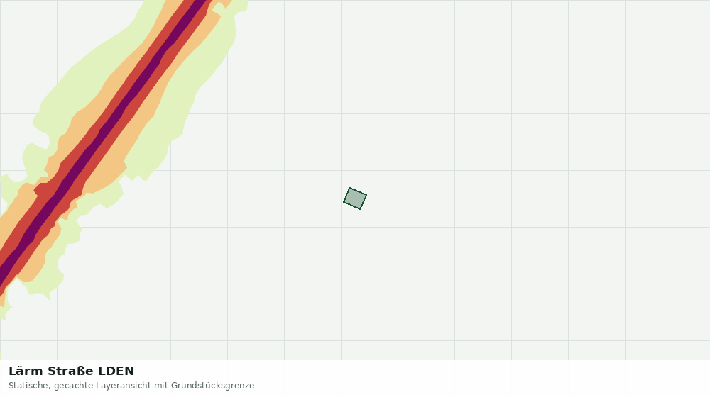 Statische Kartenansicht: Lärm Straße LDEN