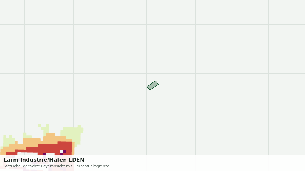 Statische Kartenansicht: Lärm Industrie/Häfen LDEN