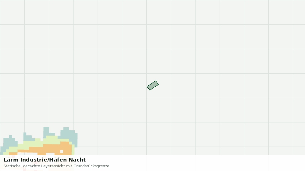 Statische Kartenansicht: Lärm Industrie/Häfen Nacht