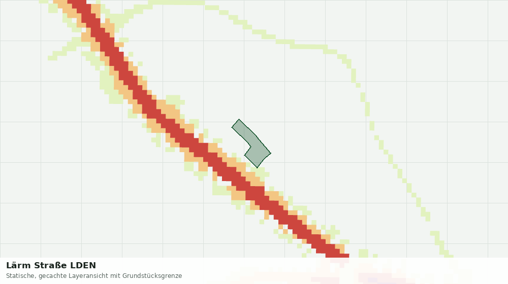 Statische Kartenansicht: Lärm Straße LDEN