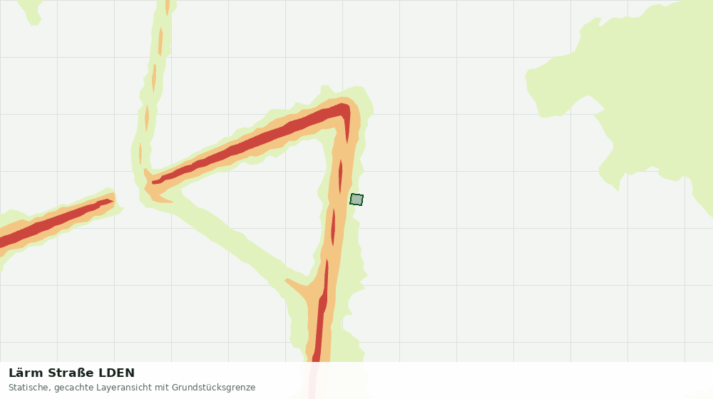 Statische Kartenansicht: Lärm Straße LDEN