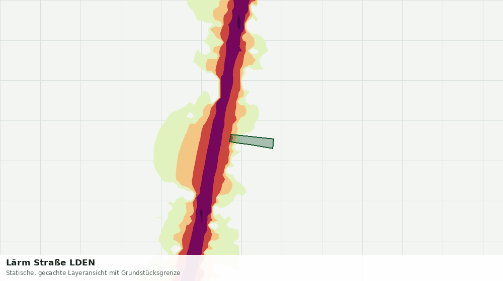 Statische Kartenansicht: Lärm Straße LDEN