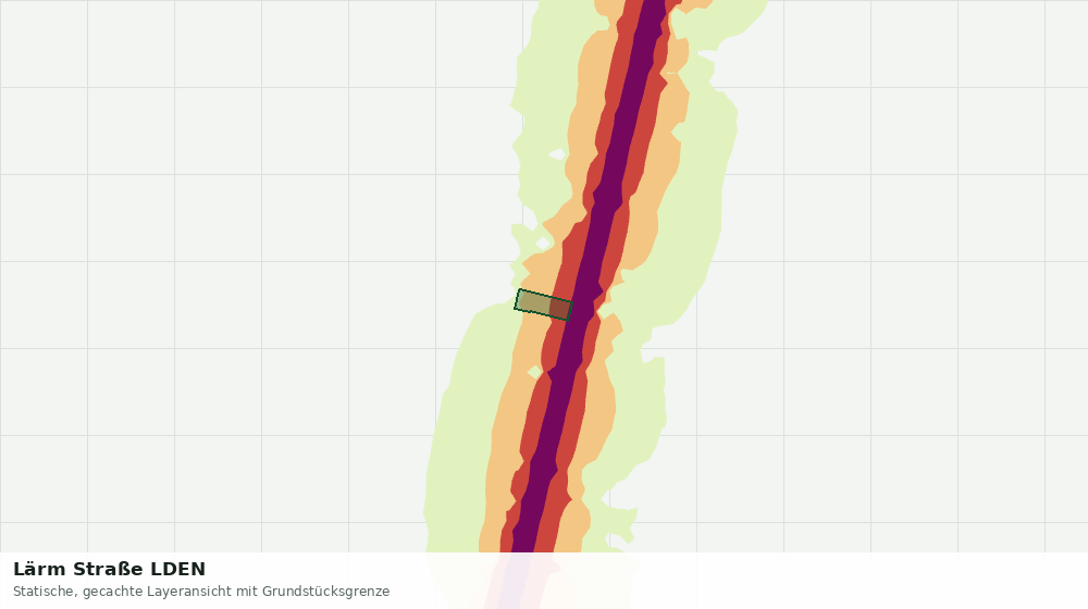 Statische Kartenansicht: Lärm Straße LDEN