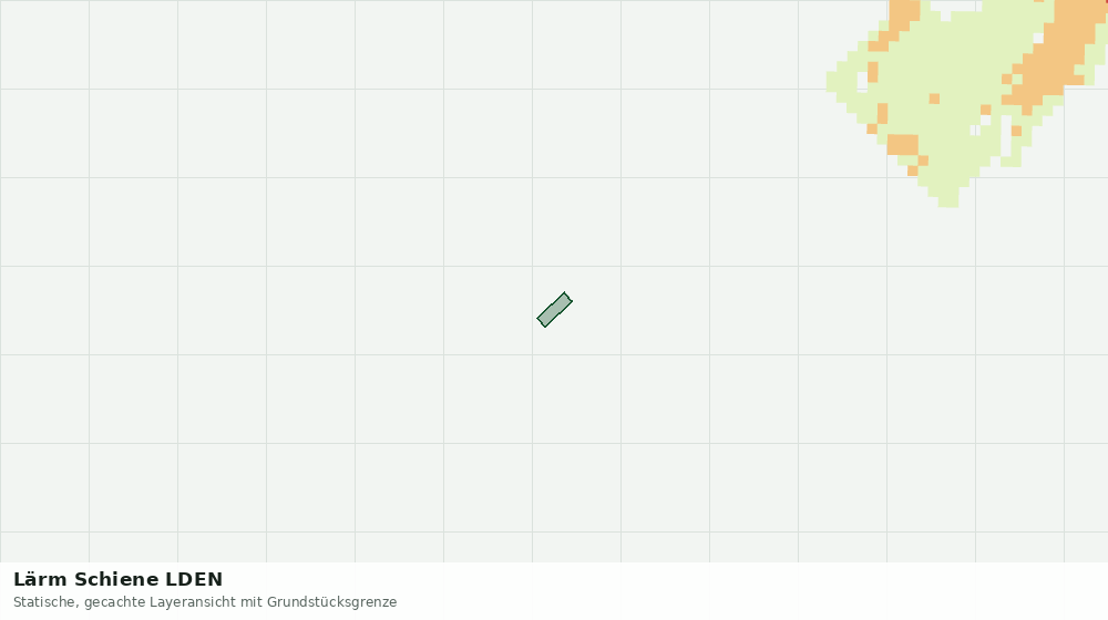 Statische Kartenansicht: Lärm Schiene LDEN