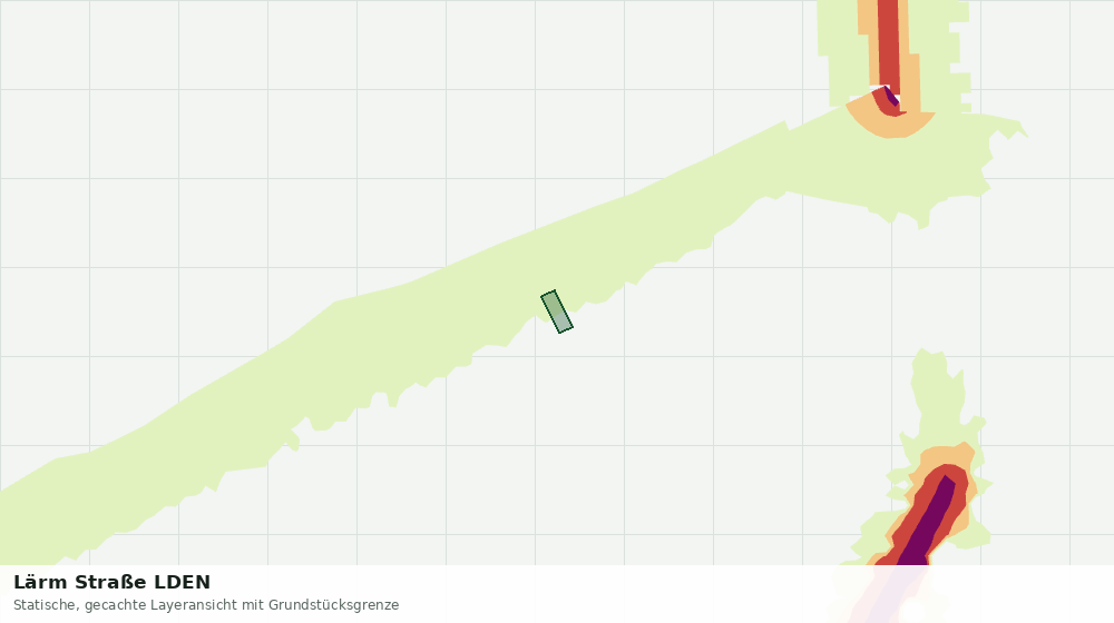 Statische Kartenansicht: Lärm Straße LDEN