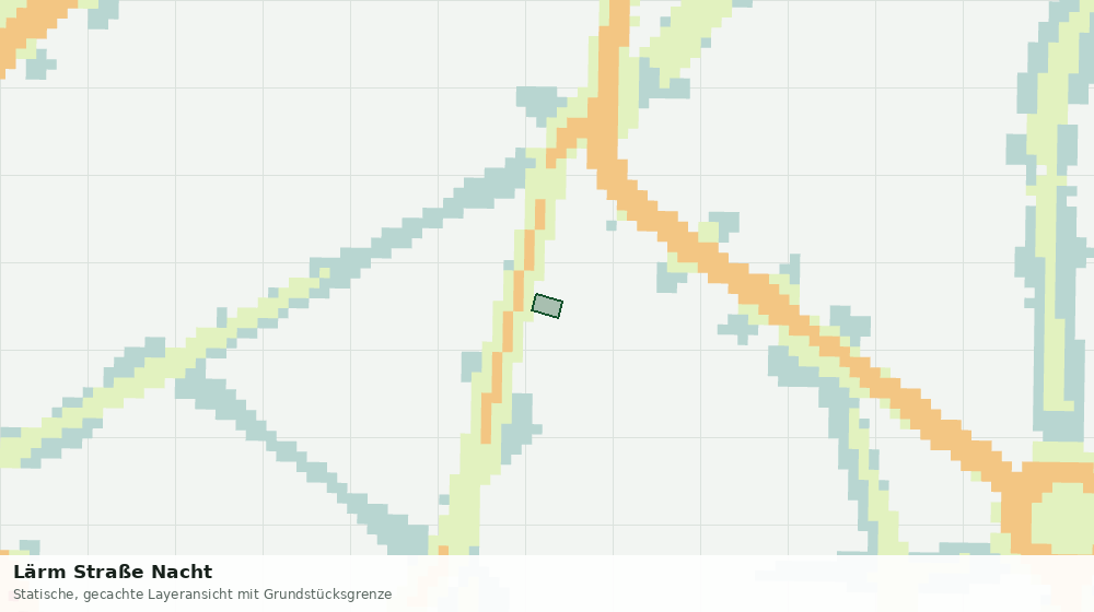Statische Kartenansicht: Lärm Straße Nacht