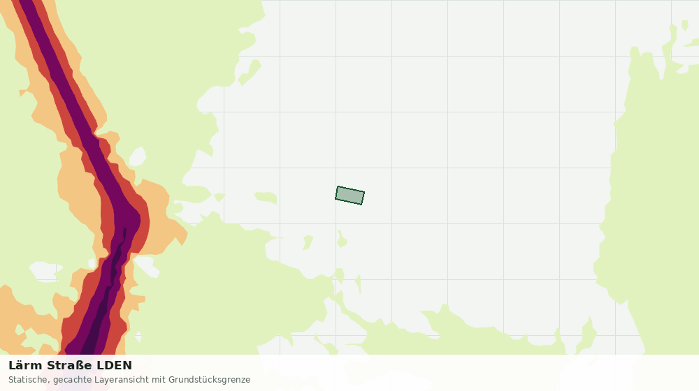 Statische Kartenansicht: Lärm Straße LDEN