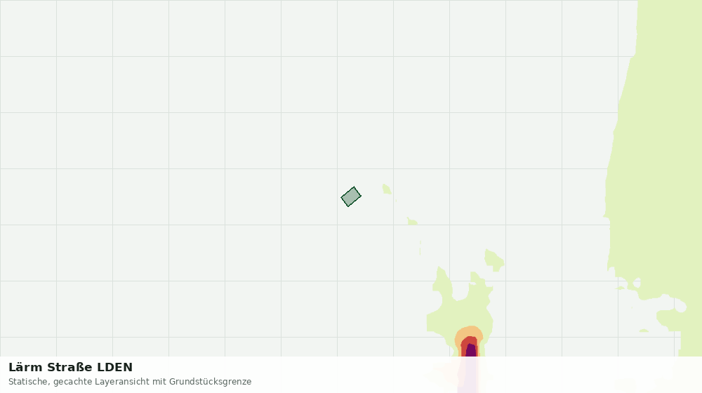 Statische Kartenansicht: Lärm Straße LDEN