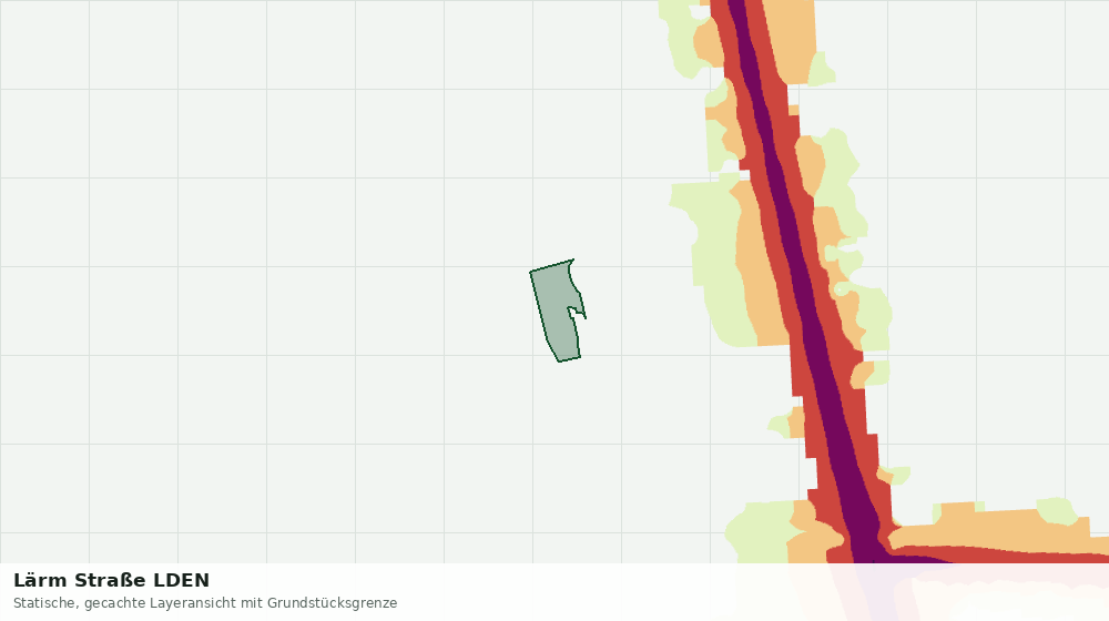 Statische Kartenansicht: Lärm Straße LDEN
