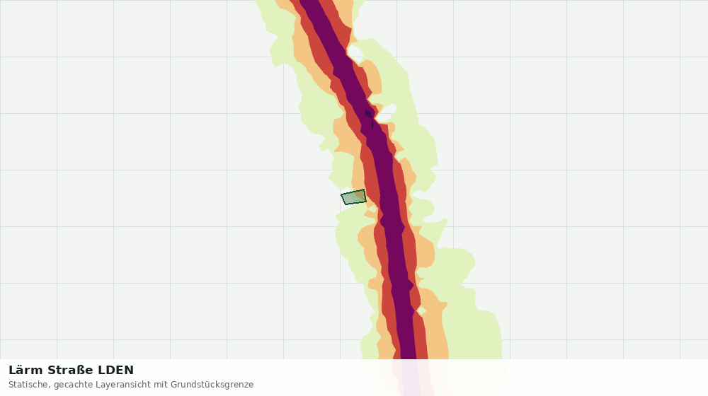 Statische Kartenansicht: Lärm Straße LDEN