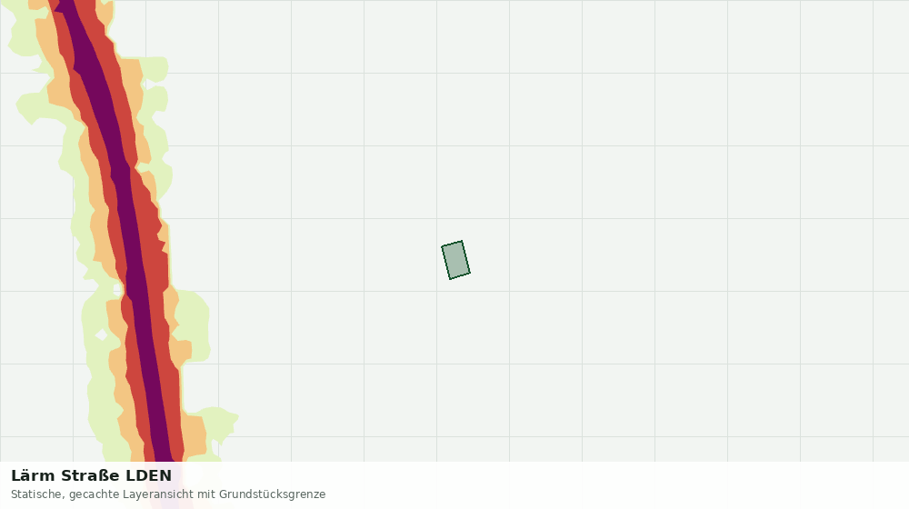 Statische Kartenansicht: Lärm Straße LDEN
