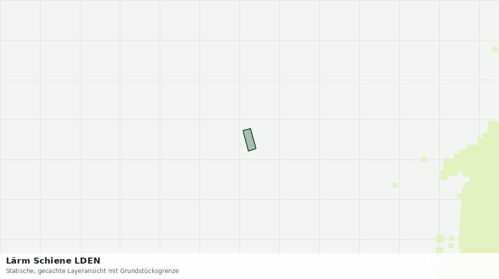 Statische Kartenansicht: Lärm Schiene LDEN