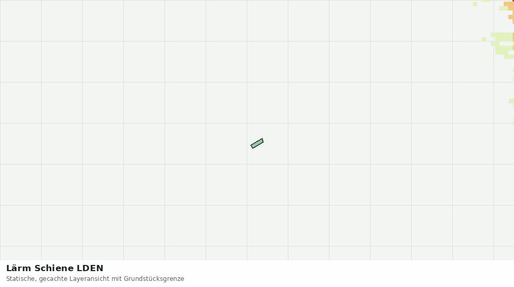 Statische Kartenansicht: Lärm Schiene LDEN