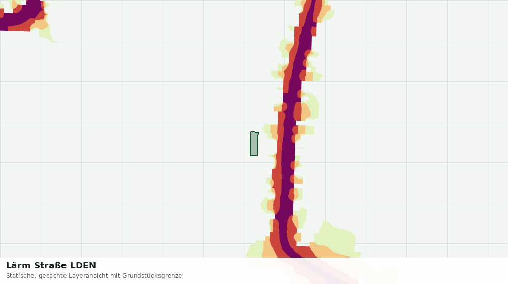 Statische Kartenansicht: Lärm Straße LDEN