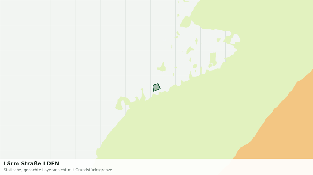 Statische Kartenansicht: Lärm Straße LDEN