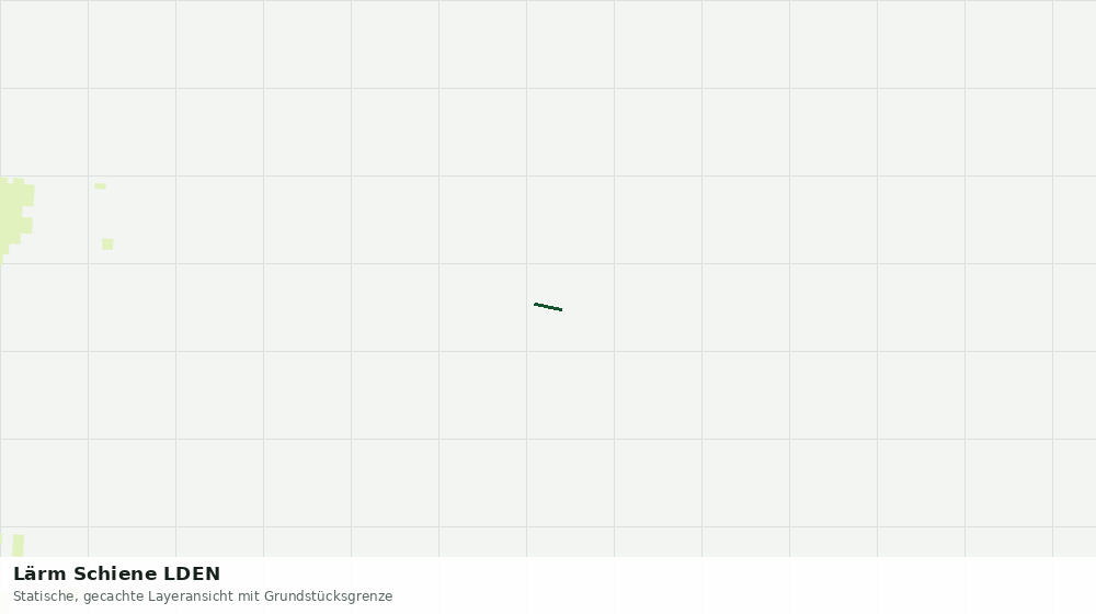 Statische Kartenansicht: Lärm Schiene LDEN