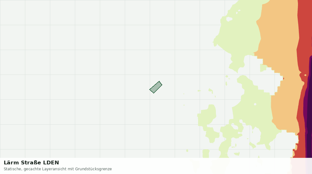Statische Kartenansicht: Lärm Straße LDEN
